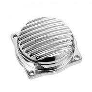 Finned CV Carb (Carburetor) Cover fits Harley-Davidson 1988-2006, Polished Finish - Motone Customs MTE037