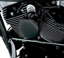 Load image into Gallery viewer, Black Round Horn Cover Replacement for Harley-Davidson Cowbell - Drag Specialties 2107-0044
