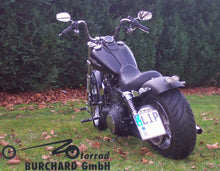 Load image into Gallery viewer, Side Mount Licence / Number Plate Holder for Harley-Davidson Dyna Street Bob 2006 up (1 inch axle) - Motorrad Burchard MB20-5066
