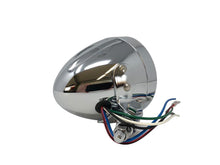 Load image into Gallery viewer, Chrome Bullet Spot Light (1) Tech Glide Chrome Ribbed Shell
