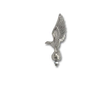 Load image into Gallery viewer, Standing Silver Eagle Statue Chrome Finish Fender Mud Guard Ornament Mascot
