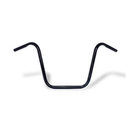 14 inch Medium Ape Hanger Black 1 inch (25mm) Motorcycle Handlebars (with dimples) - Motorcycle Storehouse 905318