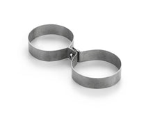 Load image into Gallery viewer, Double Exhaust Clamp Stainless Steel 90mm Diameter - Highway Hawk H65-806

