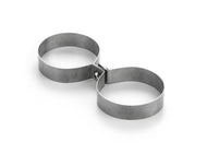 Double Exhaust Clamp Stainless Steel 90mm Diameter - Highway Hawk H65-806