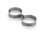 Double Exhaust Clamp Stainless Steel 90mm Diameter