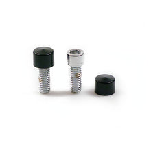 Load image into Gallery viewer, Black Bolt Covers for 6mm Allen Socket Head M6 Bolts (takes 5mm allen key) - Pack of 10
