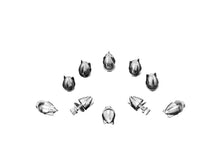 Load image into Gallery viewer, Chrome Bullet Nuts (Winged) fit 1/4 inch -24 UNF Bolt for Custom Finish - Pair - Zodiac 11112
