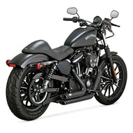 Vance & Hines PCX Black Shortshots Staggered Exhaust 2014-2022 Sportster