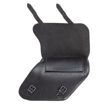 Load image into Gallery viewer, Ledrie HLZAD2-1097 Saddlebag Right Side Black 11 Litres fits Harley-Davidson FXD Dyna - Genuine Real Leather
