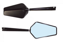 Load image into Gallery viewer, HIGHSIDER 301-051 Mirror "PRATO" (Pair) Adjustable Stem - Black
