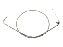 Load image into Gallery viewer, Braided Throttle Cable for Yamaha XVS1100 Drag Star Custom/Classic >2000 +15cm Longer Than Stock - Highway Hawk H20-01951
