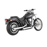 Vance & Hines Twin Slash 3 in. Slip-on Exhaust 07-16 Softail (Selected )