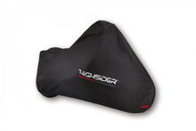 Load image into Gallery viewer, HIGHSIDER 380-219 Pro Outdoor Motorcycle Cover with Licence Plate Window - Black Size M: Length: 203 cm
