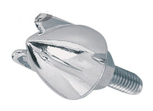 Load image into Gallery viewer, Chrome Bullet Nuts (Winged) fit M6 (6mm) Bolt for Custom Finish - Pair - Highway Hawk H03-100
