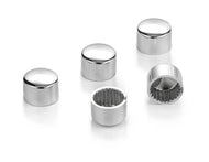 Chrome Bolt Covers for 8mm Hexagon Head Bolt M8 (uses 12mm spanner) - Pack of 5