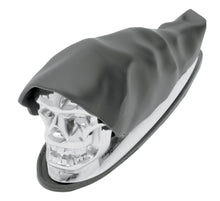 Load image into Gallery viewer, Black Shrouded Skull Chrome Statue Fender Mud Guard Ornament Mascot - Drag Specialties 1405-0158
