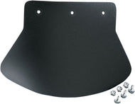 Plain Black Mud Flap Spray Suppression for Harley-Davidson - Medium - Drag Specialties DS-393702