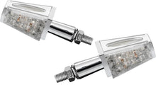Load image into Gallery viewer, Turn Signal Set (2) Coffin Style, LED - Chrome
