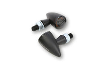 Load image into Gallery viewer, HIGHSIDER 204-171 LED-Indicator "APOLLO BULLET" Black with Smoke Lens (Pair)
