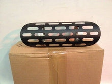 Load image into Gallery viewer, Black Old School Slotted Exhaust Heat Shield Cover Up To 60mm Pipes - Highway Hawk H65-559
