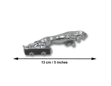 Load image into Gallery viewer, Leaping Panther Chrome Statue Fender Mud Guard Ornament Mascot 13cm - Highway Hawk H02-079
