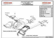 Load image into Gallery viewer, Adaptor Kit for fitsting Saddlebag Supports with Sissybar Honda VT1300CX Fury
