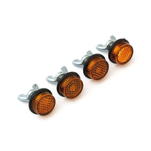 Load image into Gallery viewer, Pair (2) Reflectors, Reflective Mounting Bolts - Amber
