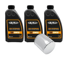 Load image into Gallery viewer, RevTech Oil Change Kit for Harley Sportster/Evolution - Chrome Filter

