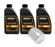RevTech Oil Change Kit for Harley-Davidson Twin Cam models (1999-17) - Chrome Filter