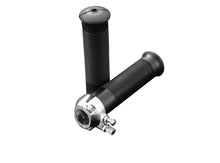 Load image into Gallery viewer, Rubber “Riffle” 1 inch (25mm) Grips with Throttle Assembly Universal fits
