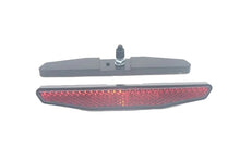 Load image into Gallery viewer, Red Rear Reflector Slim (no bracket) with M5 Mounting Bolt, 125mm x 18mm, ECE-type approval
