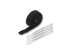 Load image into Gallery viewer, Insulating Exhaust Wrap Heat Resistant, 15M Long 2 in Wide - Black - Highway Hawk H65-101
