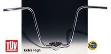 Load image into Gallery viewer, Fehling 18 in. Extra High Ape Hanger Handlebars with Wiring Dimples (fits Harley-Davidson)
