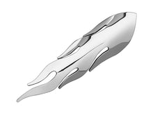 Load image into Gallery viewer, Chrome Flame Exhaust Heat Shield Cover For 1-3/4 in. Pipes Custom Look - Custom Chrome 78401
