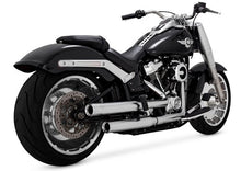 Load image into Gallery viewer, Vance &amp; Hines PCX Satin Chrome Eliminator 300 Exhaust 2018 up Softail (Selected)
