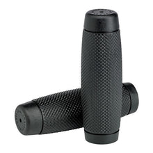 Load image into Gallery viewer, Biltwell Recoil 1 inch (25mm) Handlebar Grips in TPV Rubber Pair - Black
