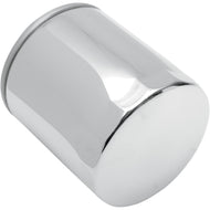 Chrome Oil Filter for Harley-Davidson Dyna, Softail, Touring 1999-17 (Twin Cam) - Drag Specialties DS275108