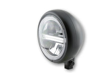 Load image into Gallery viewer, HIGHSIDER 223-221 LED Headlight 5-3/4 inch "PECOS TYPE 6" with TFL, Bottom Mount - Black

