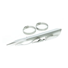 Load image into Gallery viewer, Chrome Flame Exhaust Heat Shield Cover For 2 in Pipes Custom Look - Custom Chrome 78400
