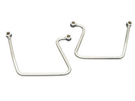 Chrome Saddlebag Support Kit for Harley-Davidson FXDF Fat Bob 08-17, FXDWG 06-08 - Highway Hawk H667-020