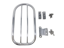 Load image into Gallery viewer, Solo Tubular Luggage Rack + Bracket fits Triumph Thunderbird 1600A - Chrome - Highway Hawk H666-0131
