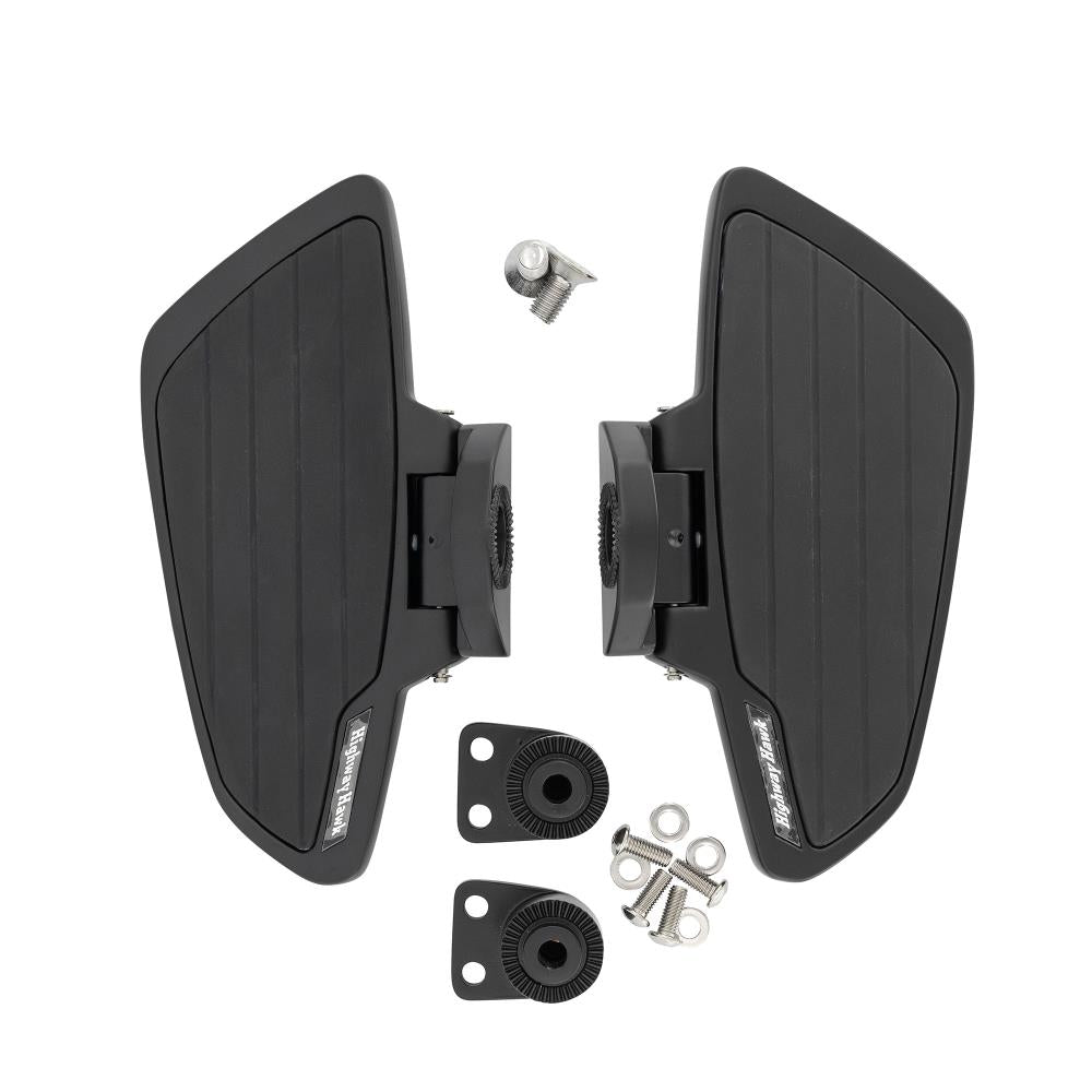 Passenger Floorboards Smooth Black Yamaha fits XVS950/XVS1300 Midnight Star