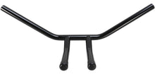 Load image into Gallery viewer, Handlebars 6 in. High T-Bar 1 in. (25mm) - Black with Wiring Dimples
