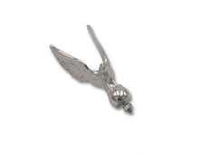 Load image into Gallery viewer, Standing Silver Eagle Statue Chrome Finish Fender Mud Guard Ornament Mascot - Highway Hawk H02-074
