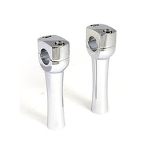 Load image into Gallery viewer, 4 in. High Risers for Harley-Davidson with 1 in. Handlebars + Top Clamp - Motorcycle Storehouse 900852

