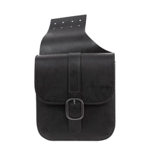 Load image into Gallery viewer, Ledrie HLZAD2-1016 Universal Saddlebag Set Throw Over Black 6.5 Litres - Genuine Real Leather
