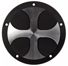 Load image into Gallery viewer, Thunderbike 22-74-190 Clutch (Derby) Cover "Cross" Design fits Harley-Davidson Softail, Sport Glide FLSB Milwaukee Eight models
