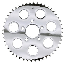 Load image into Gallery viewer, Harley 51 Tooth Chrome Rear Wheel Sprocket for Belt to Chain Conversion - Zodiac 201654
