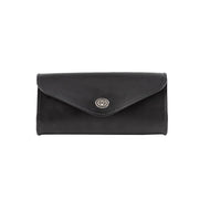 Ledrie HLROL2-1020 Front Bag Black with Twist Lock 2 Litres Black - Genuine Real Leather