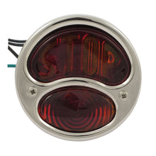 Load image into Gallery viewer, No School Choppers &#39;Stop&#39; Tail Light 1928-32 Ford Duolamp 28 Replica - Motorcycle Storehouse 938014
